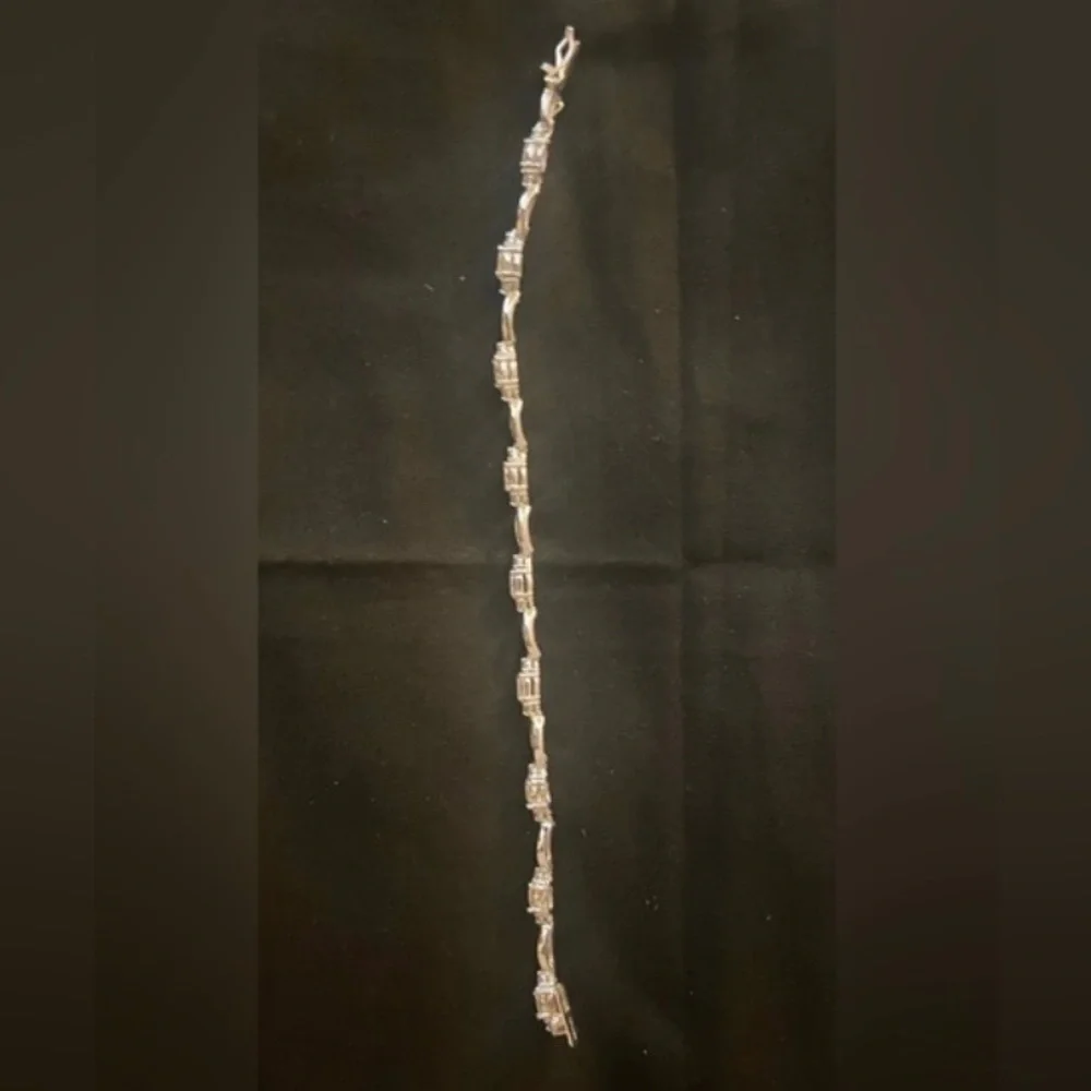 Cubic Zirconia Tennis Bracelet - Picture 2 of 5